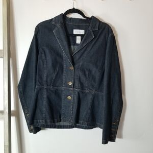 LIZ CLAIBORNE WOMEN'S JEAN JACKET SIZE 12